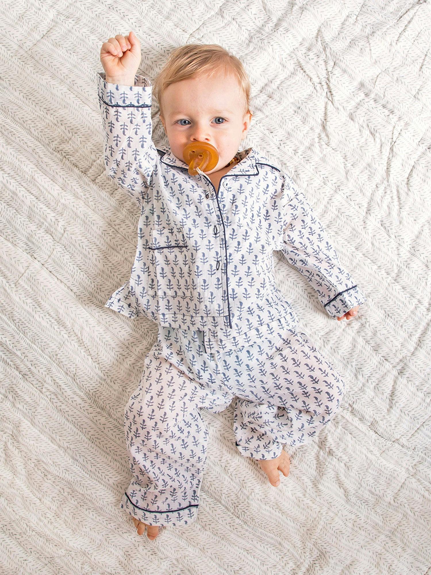 Block-Printed Loungewear Gift Set
