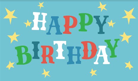 Happy Birthday Flag