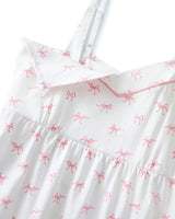 Women's Pima Maternity Nightgown in Blushing Bows