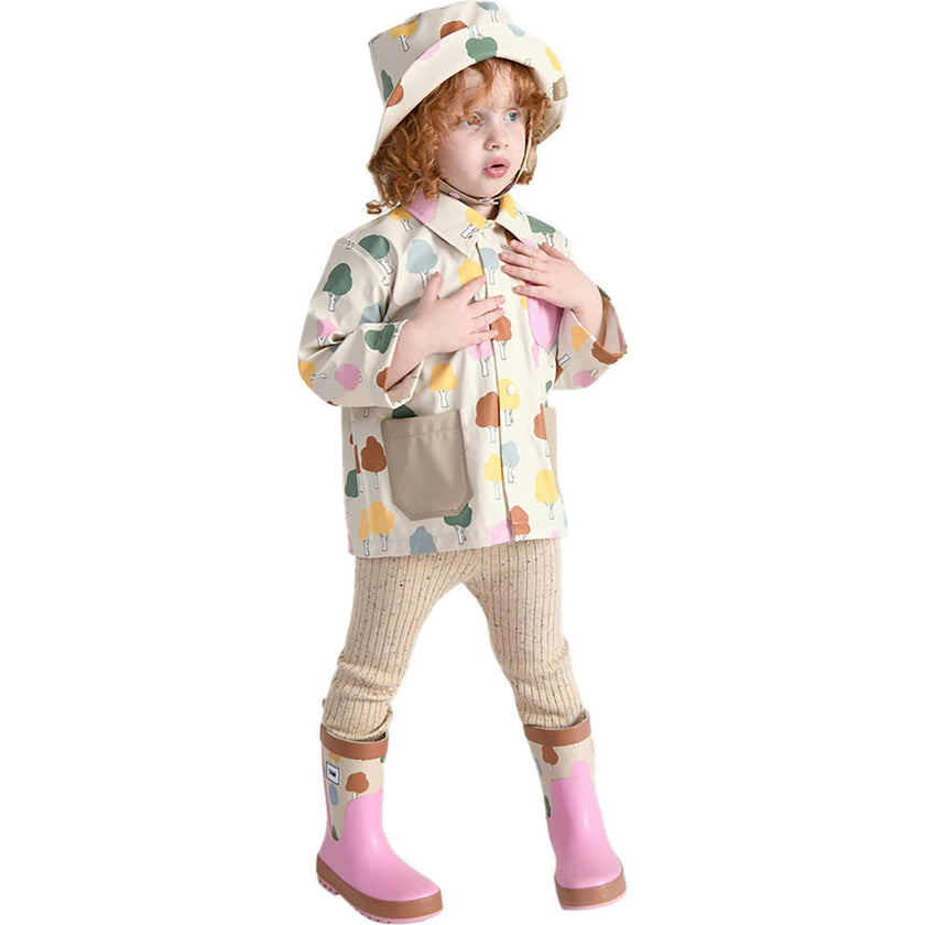 Tree Print Rain Boots