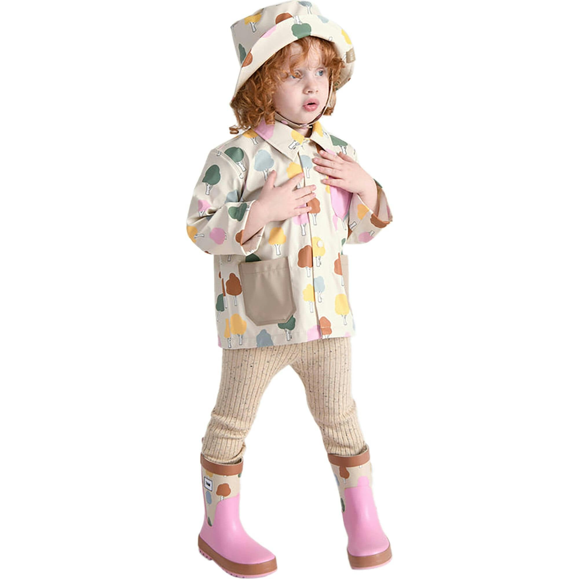 Tree Print Rain Boots