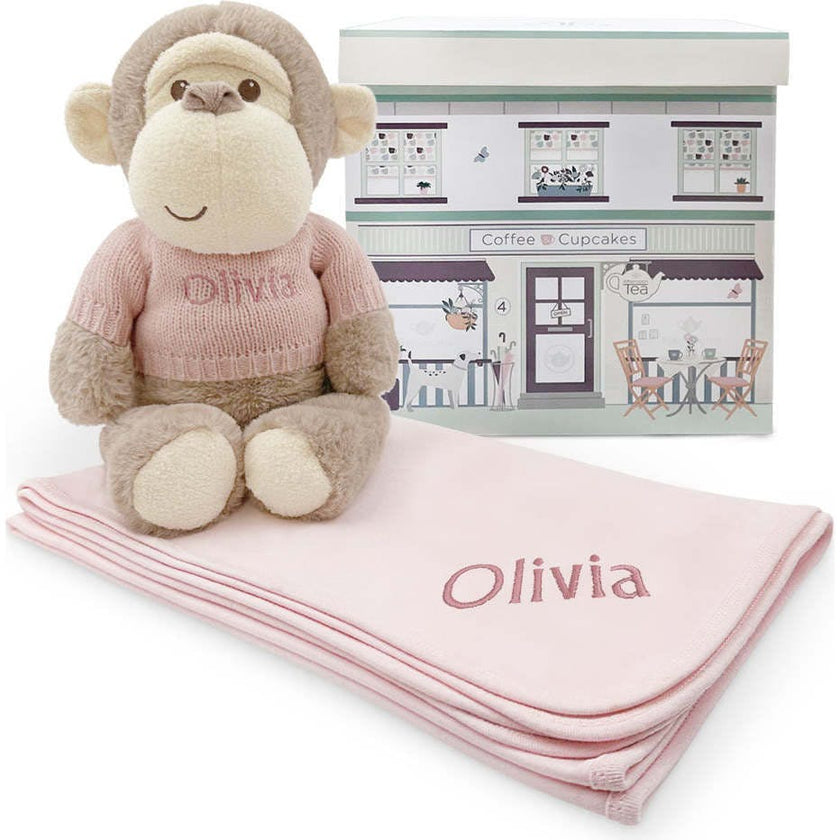 Personalized Morris Soft Toy With Snuggle Wrap