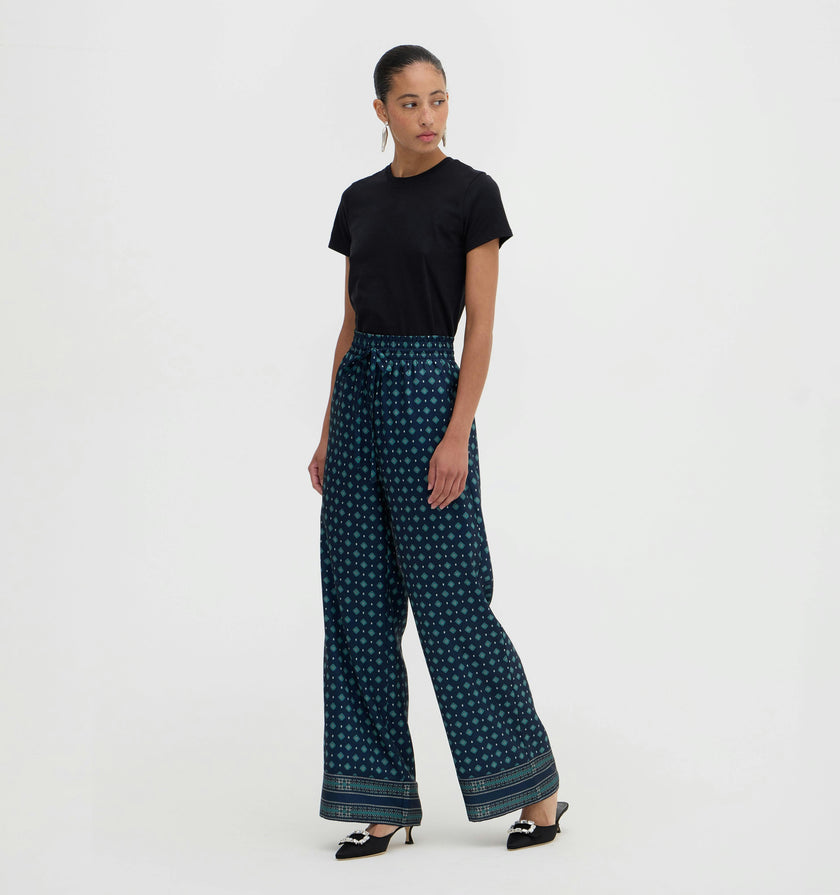 The Maxime Pant - Juniper Foulard