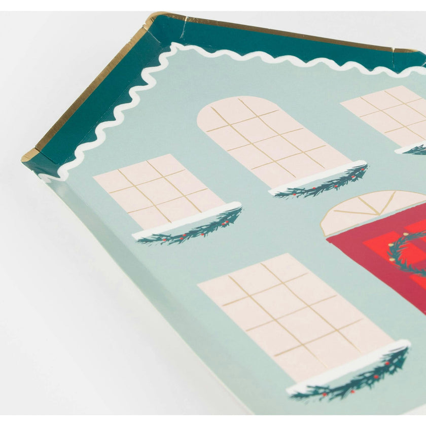 Festive House Plates