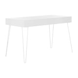 Cade Mid-Century Retro Two-Drawer Desk
