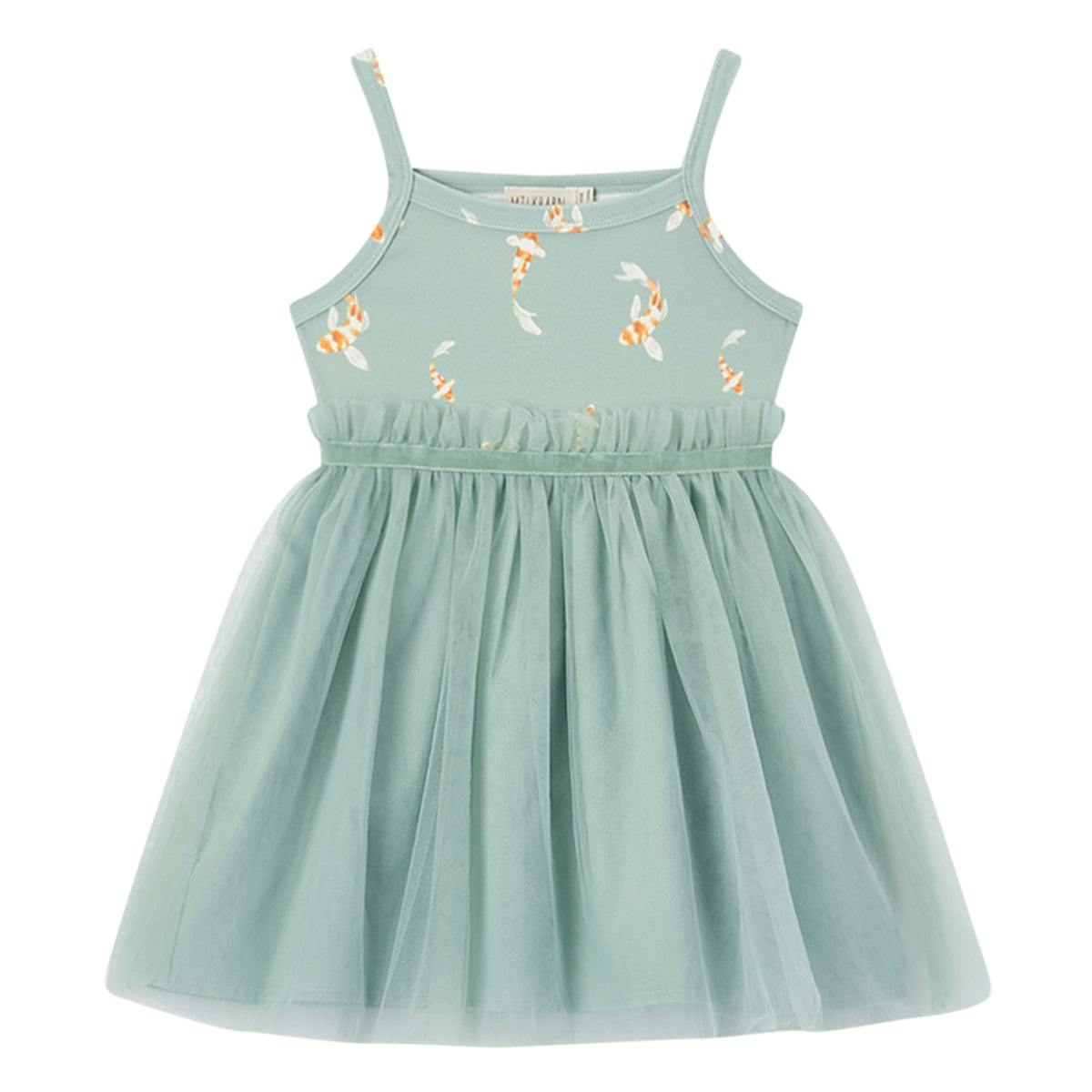 Swimming Koi Cotton Stretch Ballet Dress