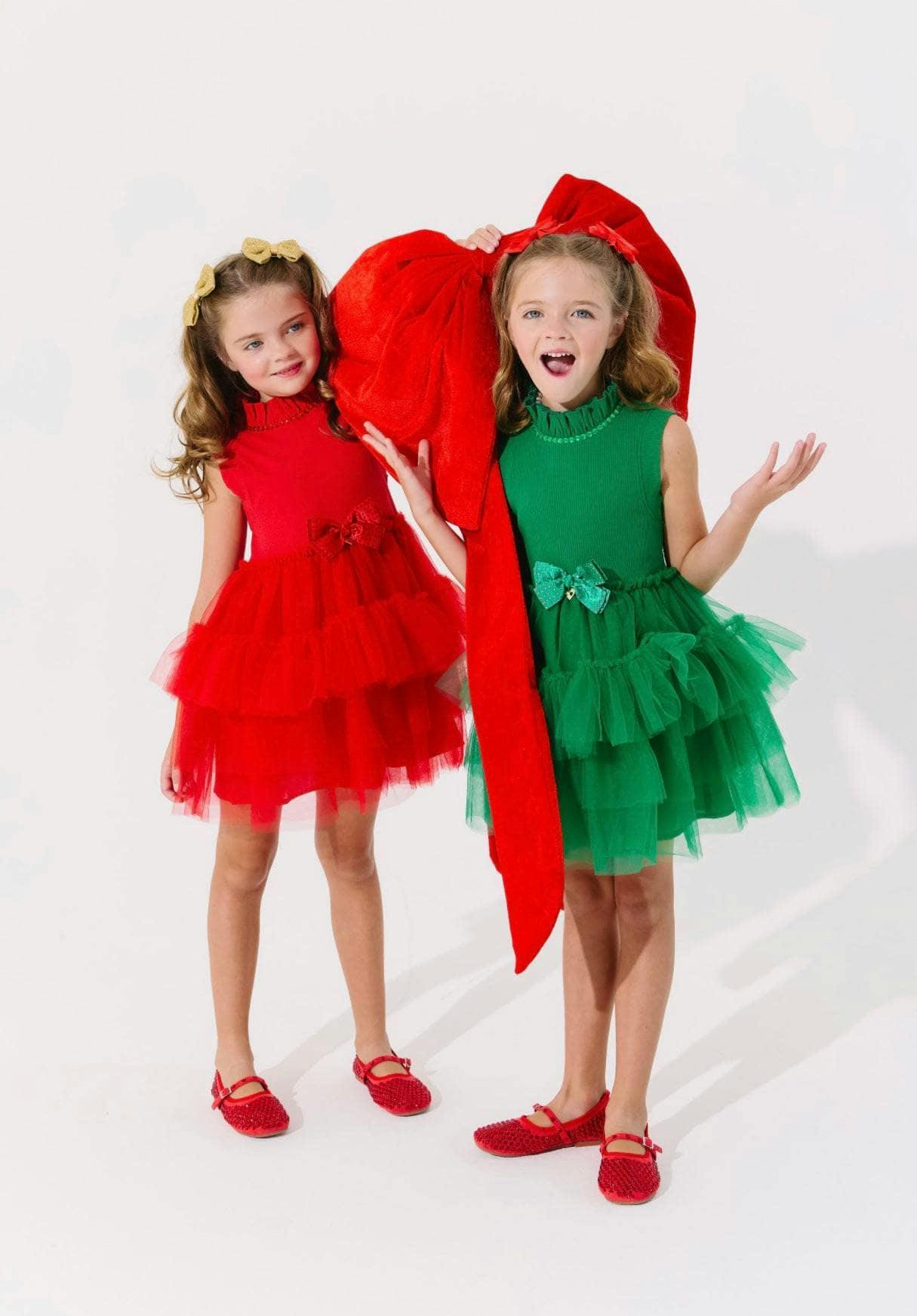 Tiered Party Bow Dress