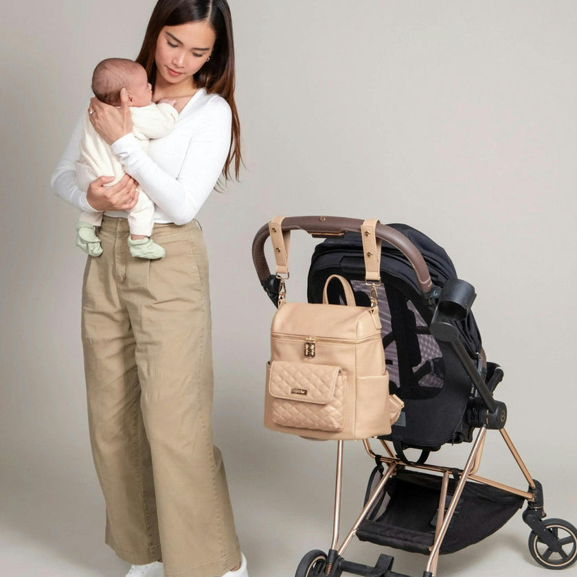 Petit Monaco Diaper Bag | Pearl White