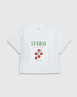 Adult Organic Friday Tee in Sky Blue