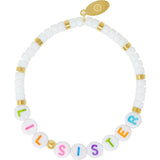 Girl's Big Sis/Lil Sis Stretchy Bead Bracelet Set