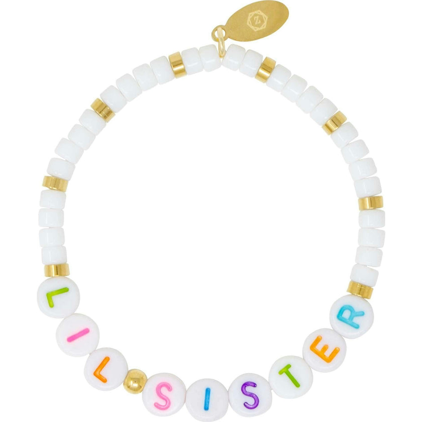 Girl's Big Sis/Lil Sis Stretchy Bead Bracelet Set