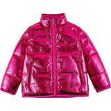 Jo High Neck Puffer 2-Pocket Zipper Down Jacket