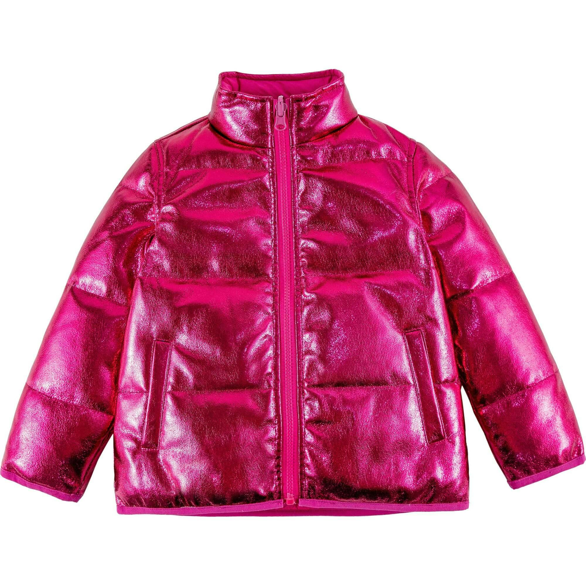 Jo High Neck Puffer 2-Pocket Zipper Down Jacket