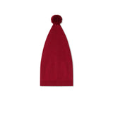 Red Knit Long Stocking Cap