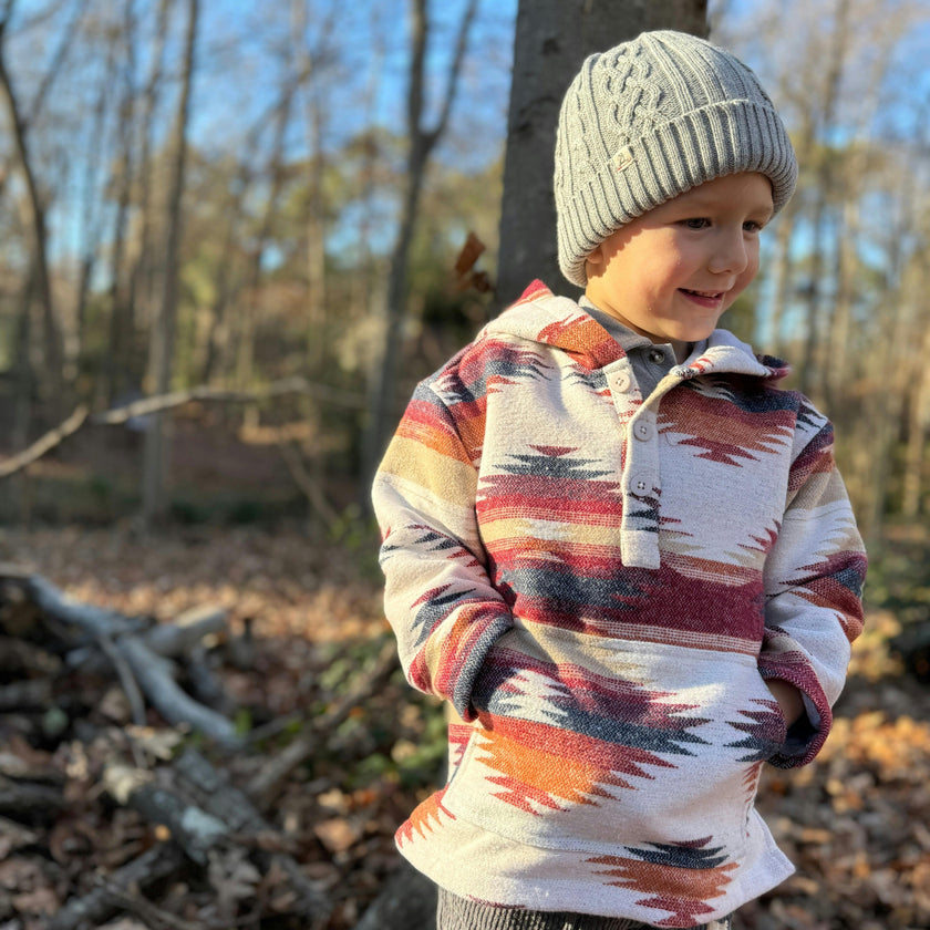 AZTEC  Burgundy Rancho Jacket