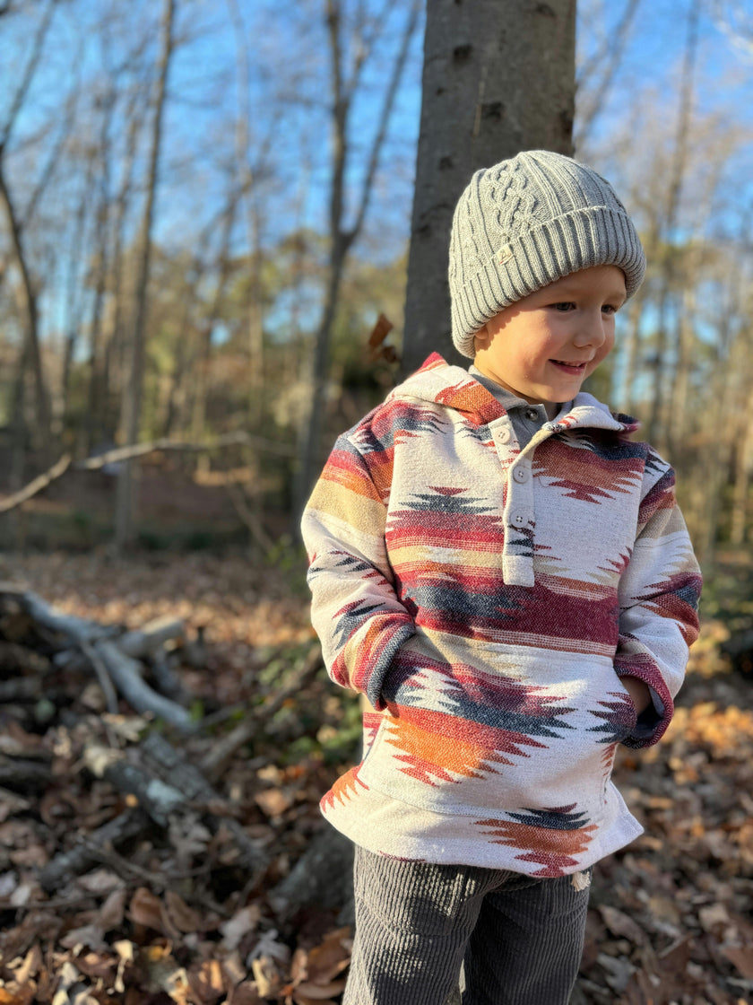 AZTEC  Burgundy Rancho Jacket