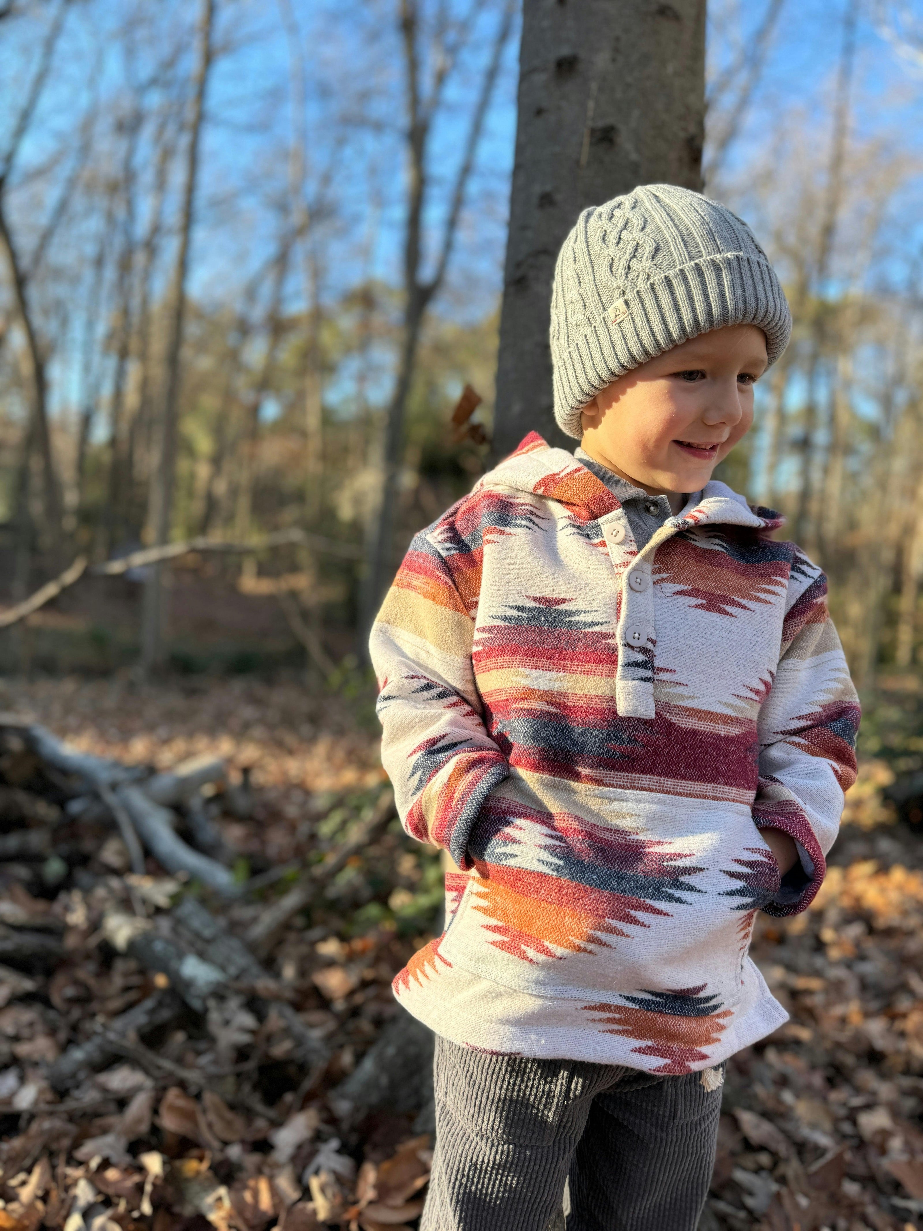 AZTEC  Burgundy Rancho Jacket