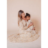 Block-Printed Women's Bohemian Dress
