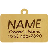 Hello My Name is Pet ID Tag