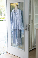 Boston Women's Button Front Long Pajama Set