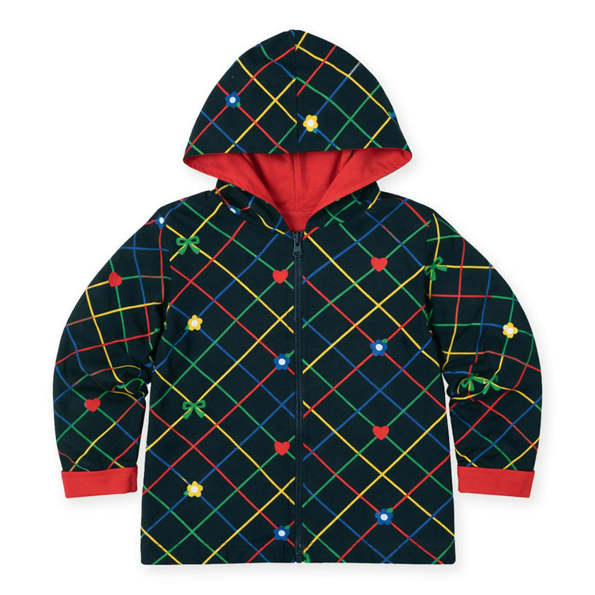 Reversible Jacket with Hearts, Flowers, & Bows