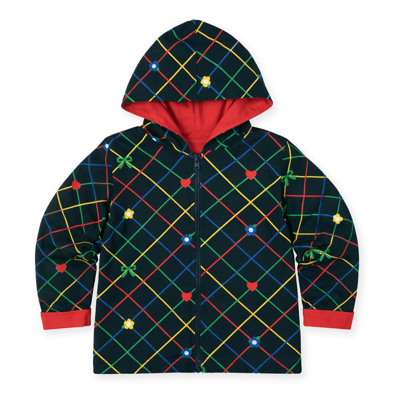 Reversible Jacket with Hearts, Flowers, & Bows