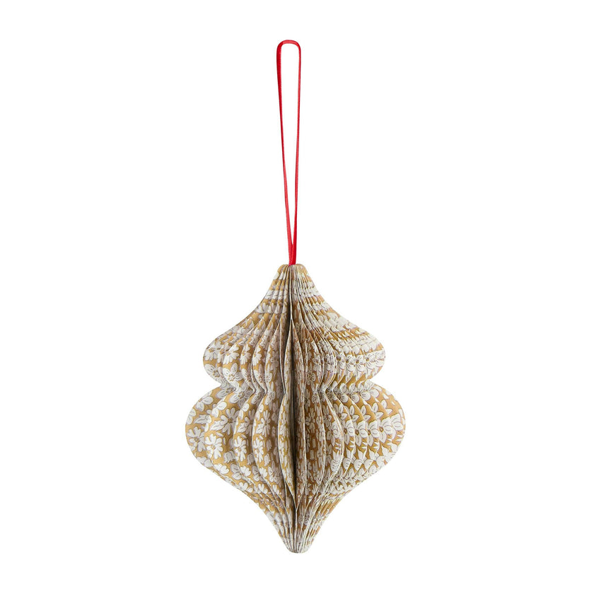 Meri Meri x Liberty Paper Honeycomb Tree Decorations