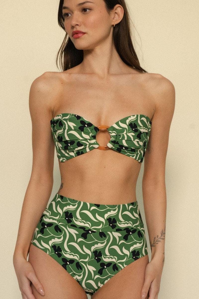 Tori Ties Bandeau Bikini Top