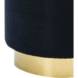 Elsworth Velvet Ottoman