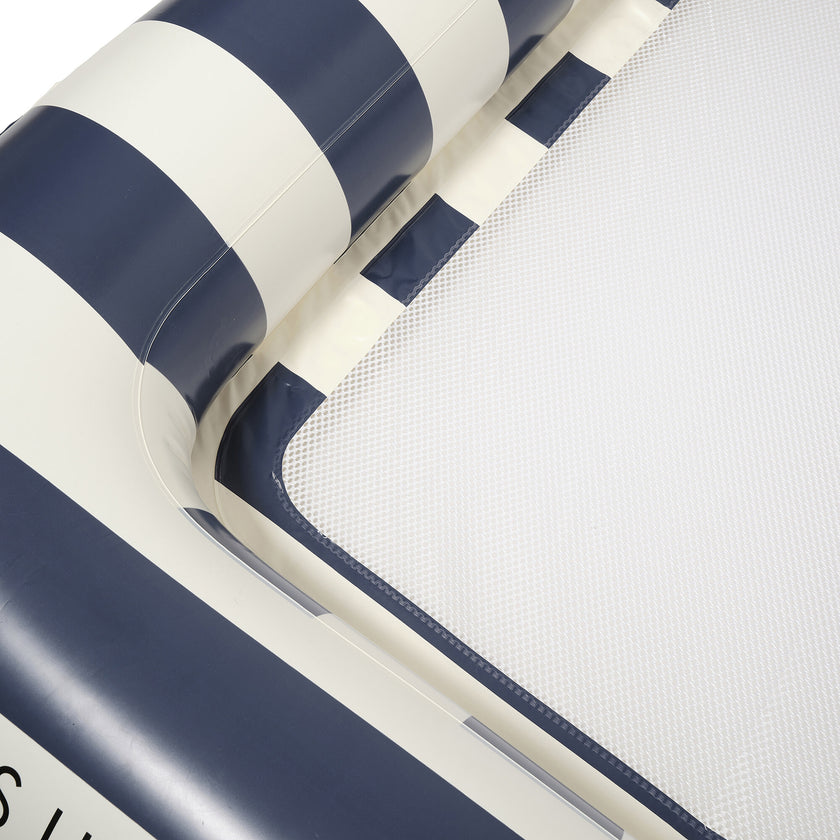 Luxe Twin Hammock Float: Le Weekend - Navy Stripe