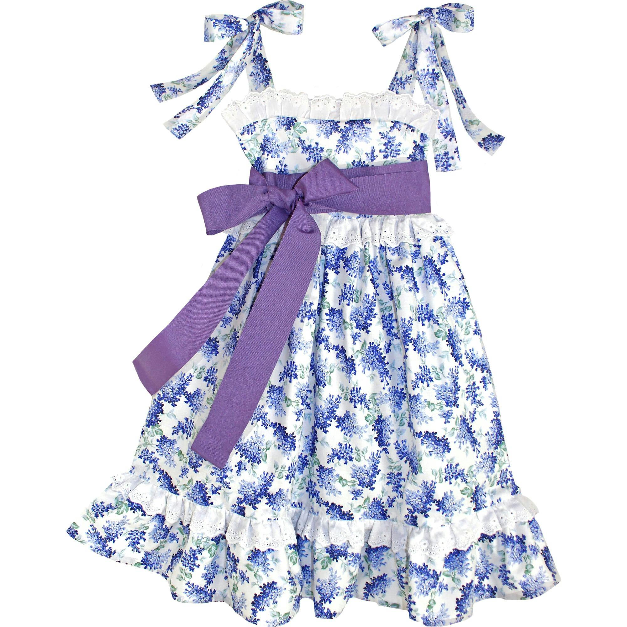 Lilac Meadow Dress, Florals