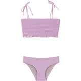 Smocked Bikini, Pink