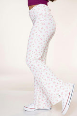 Foldover Rib Flare Legging