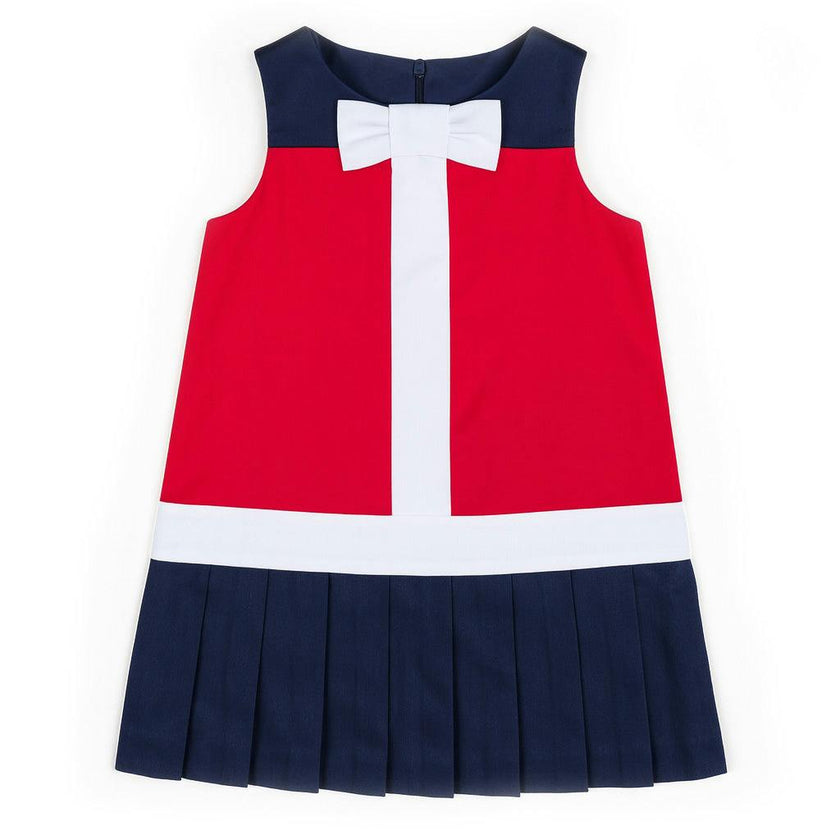Finewale Pique Dress With Bow