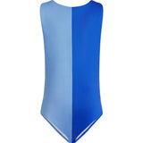 The Chelsea Low Back 2-Tone One-Piece Swimsuit, Blue Deep