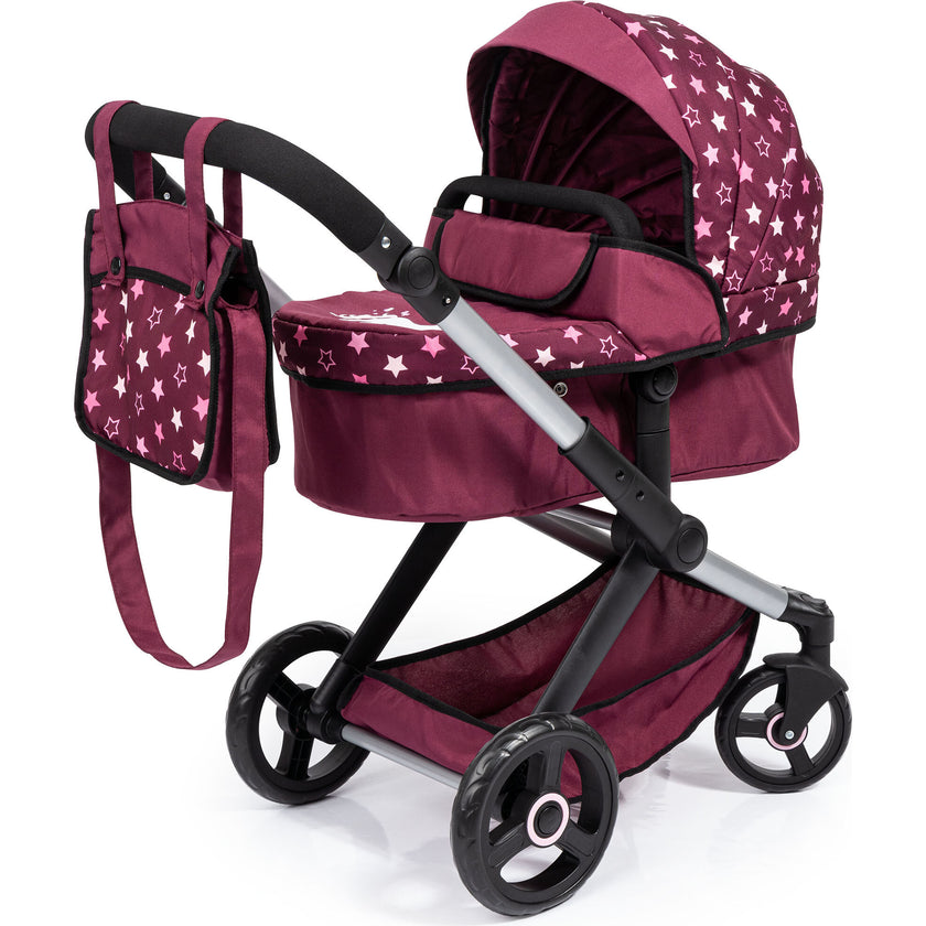 Bayer Design Dolls: Pram Xeo - Burgundy