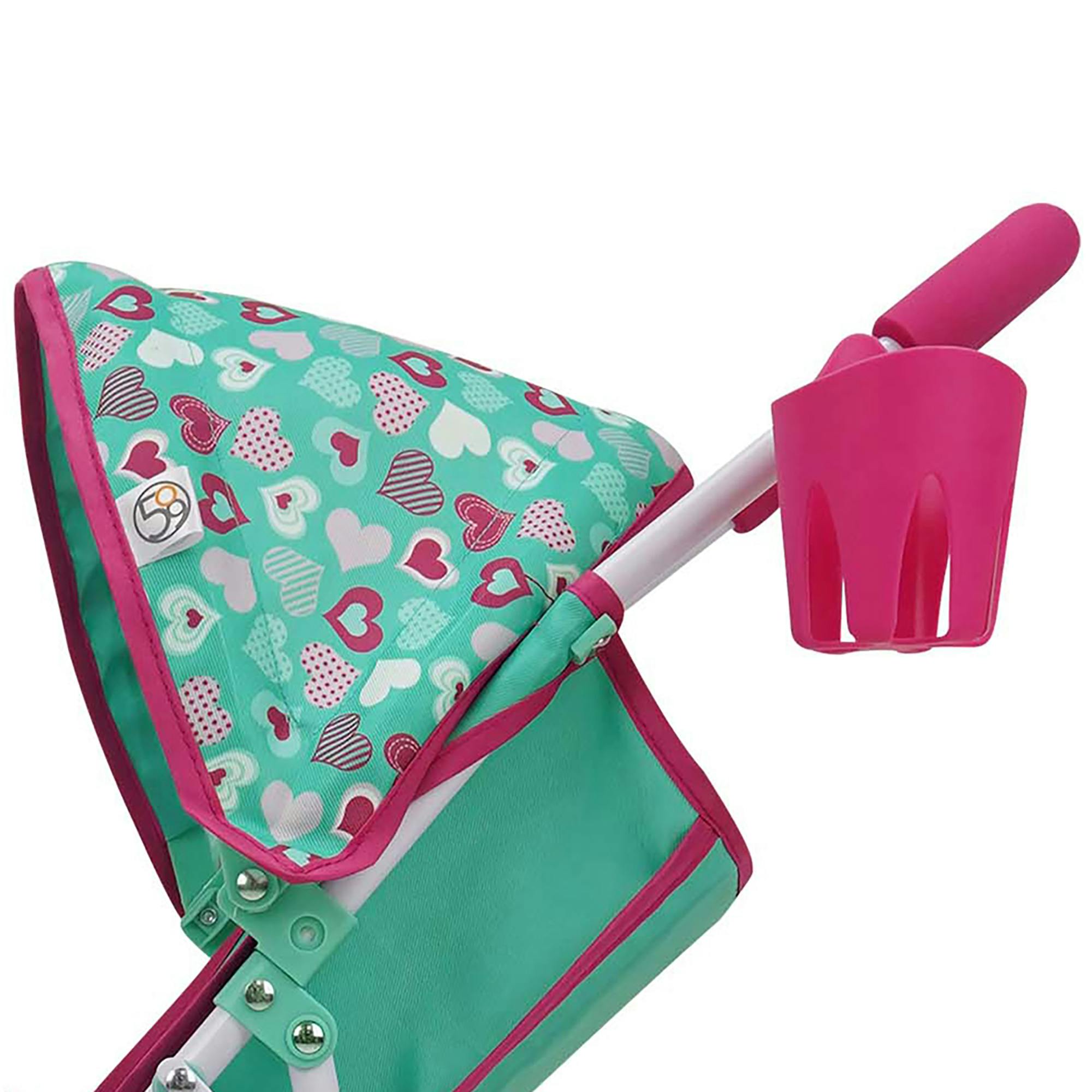 Mint Heart: Doll Stroller - Sarah