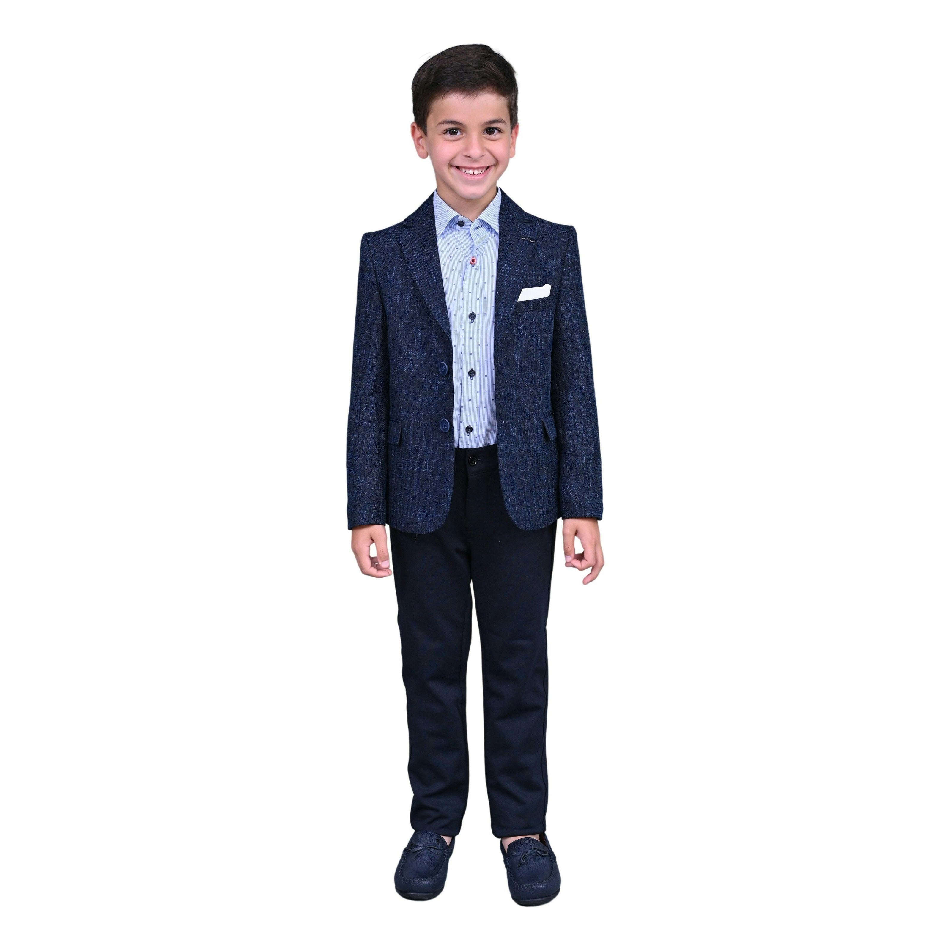 Navy Moccasin Loafers