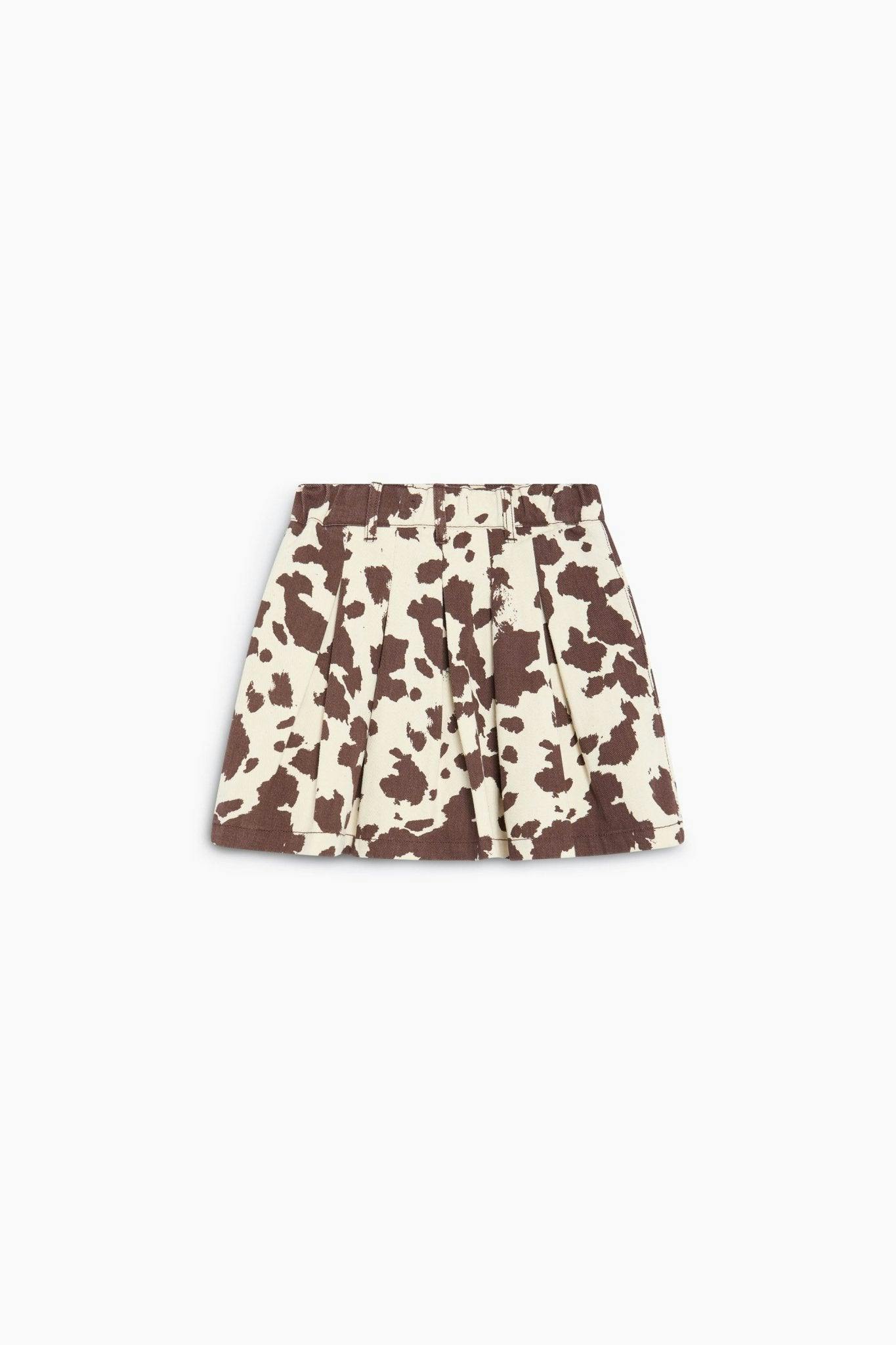 Dakota Skirt Cow Print