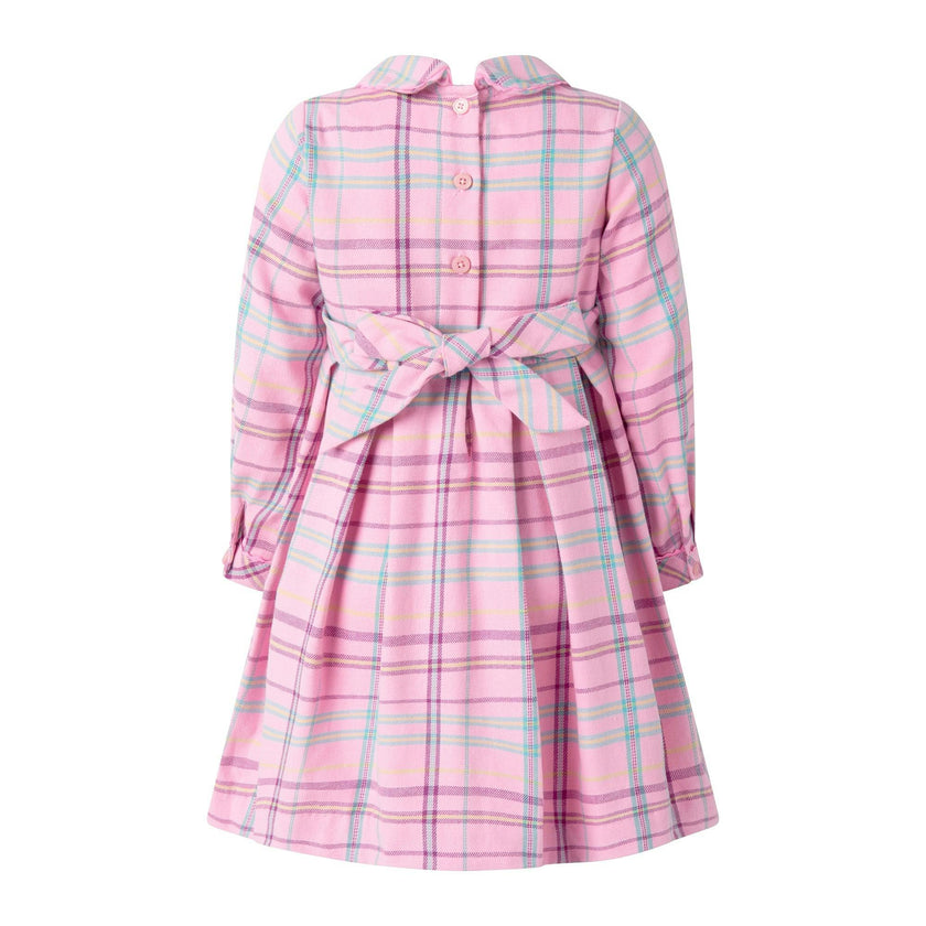 Check Pleated Dress