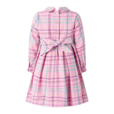 Check Pleated Dress