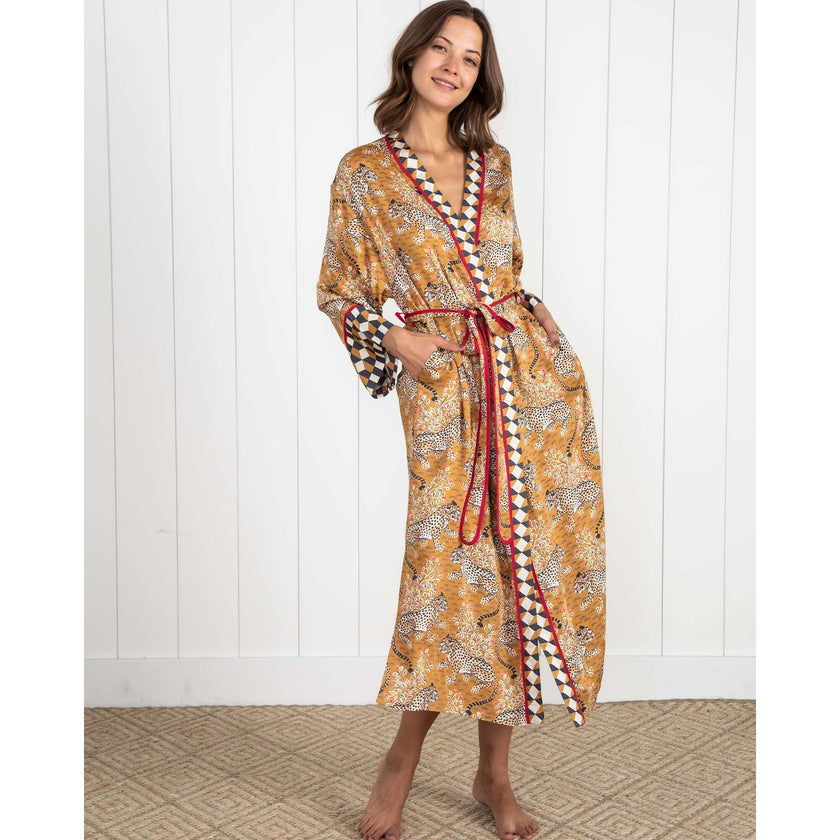 Bagheera, Satin Robe, Tobacco