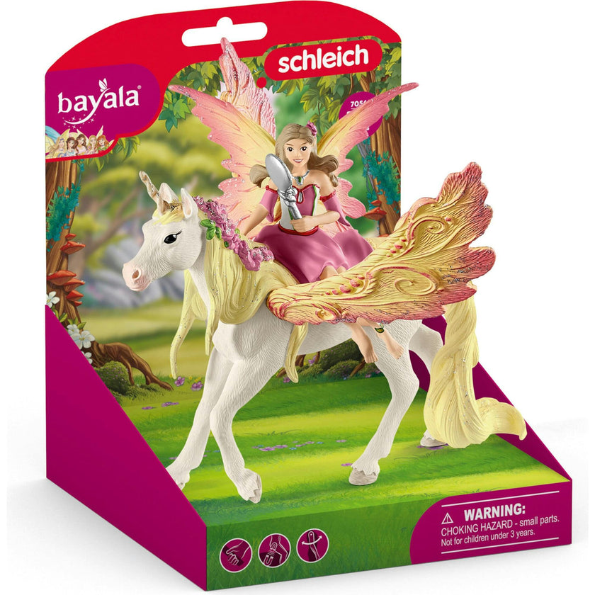 Schleich Bayala: Fairy Feya With Pegasus - 3pc Figurine Playset