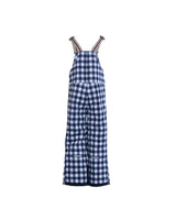 Kids Snow Pant in Navy Gingham