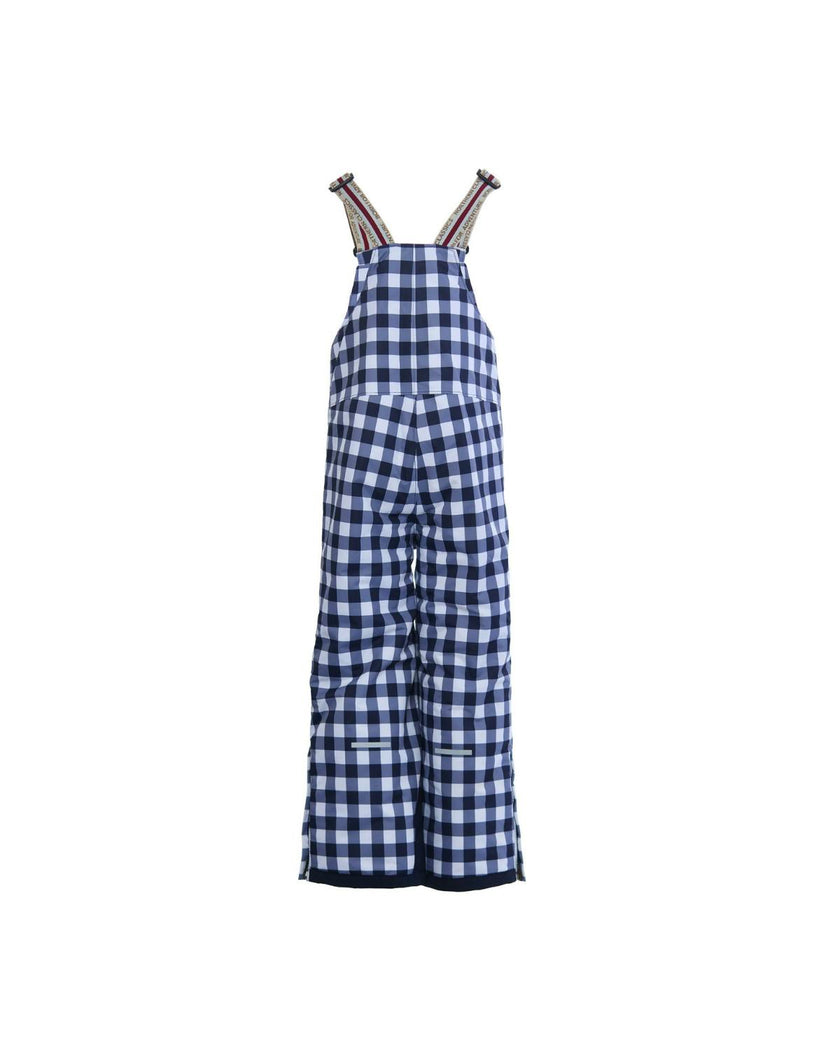 Kids Snow Pant in Navy Gingham