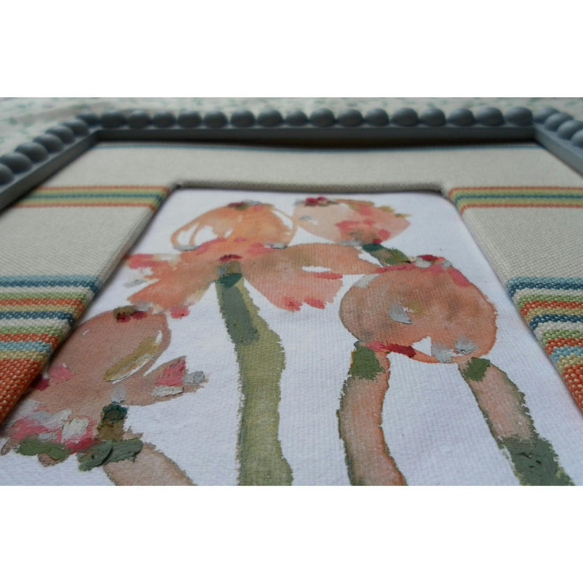 Slow Seeds No. 19 – Original Watercolor & Oil Pastel Painting