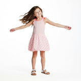 Girls Bubble Dress | Watermelon Rainbow Print