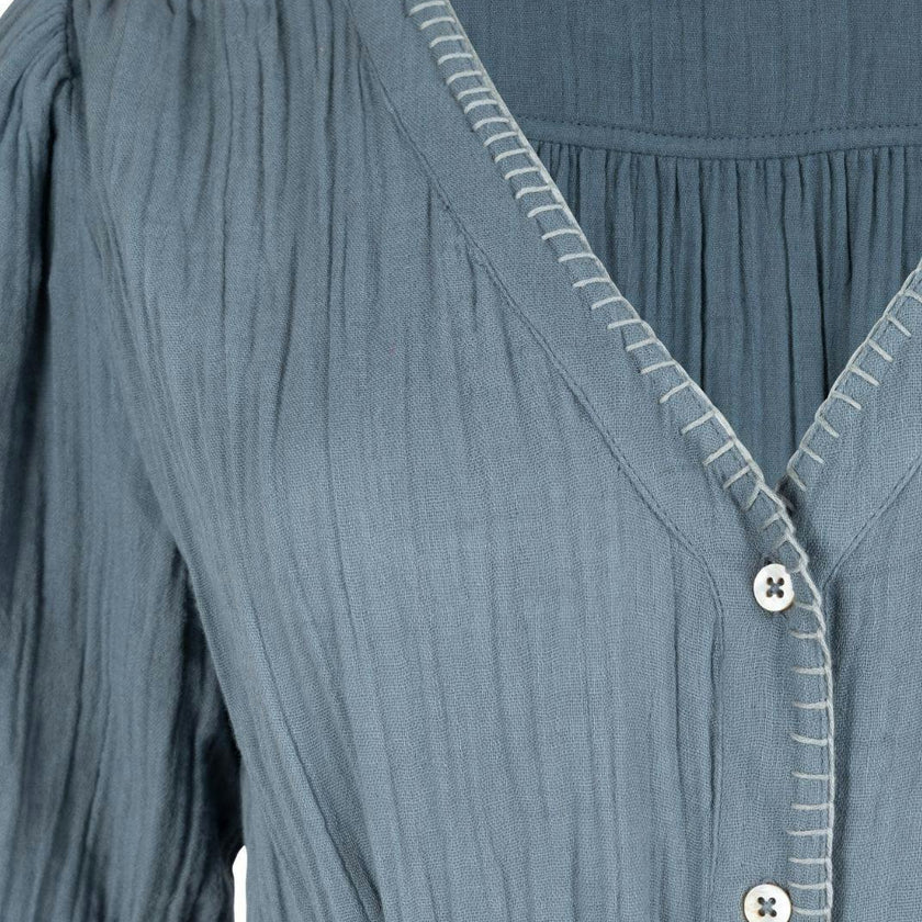 Blaire Dress in Goblin Blue