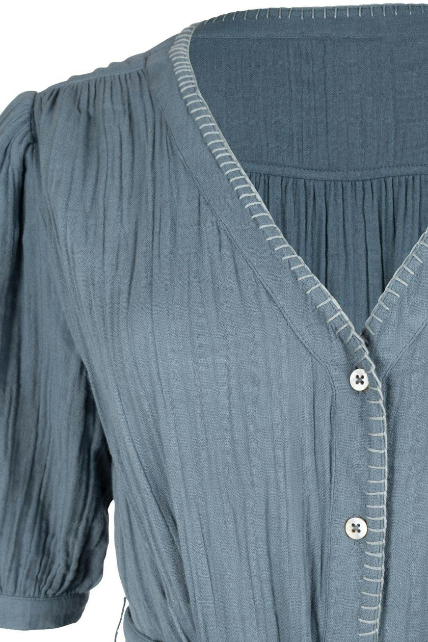 Blaire Dress in Goblin Blue