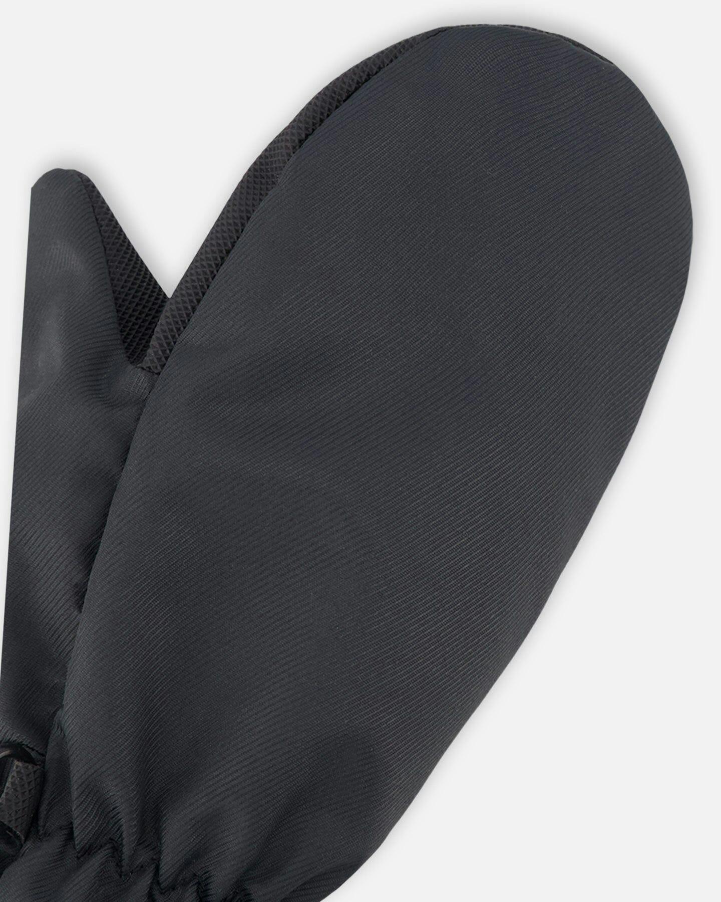 Mid-Season Mittens In Recycled Polyester Black